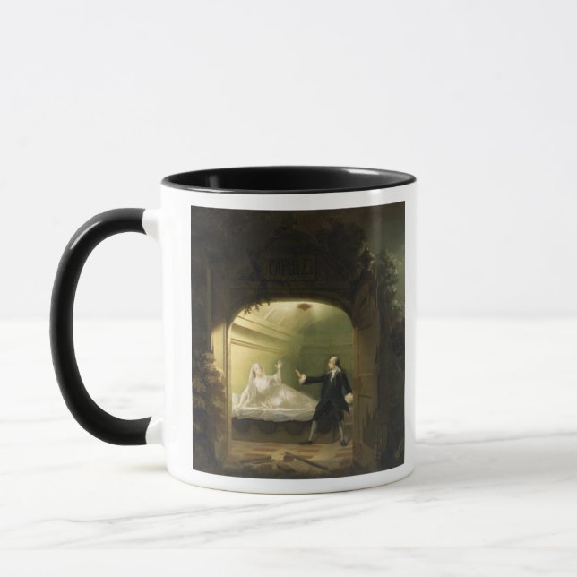 Mug David Garrick (1717-79) et George Anne Bellamy ( (Gauche)