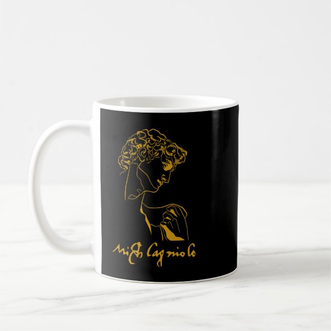 Mug David Michelangelo sculpteur peintre art (Gauche)