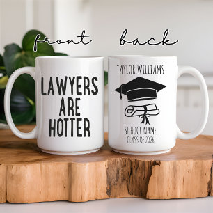 Mug d'Avocat Chaud, Cadeau de Remise de Diplôme po