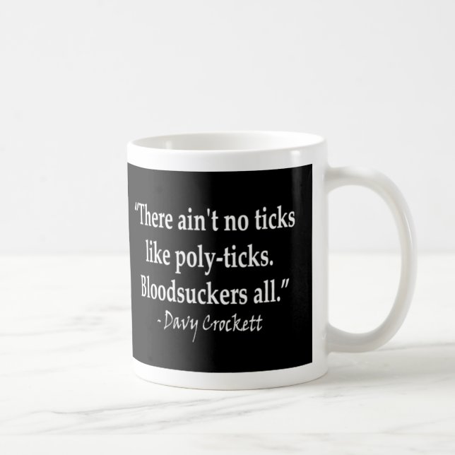 Mug Davy Crockett - sangsues (Droite)