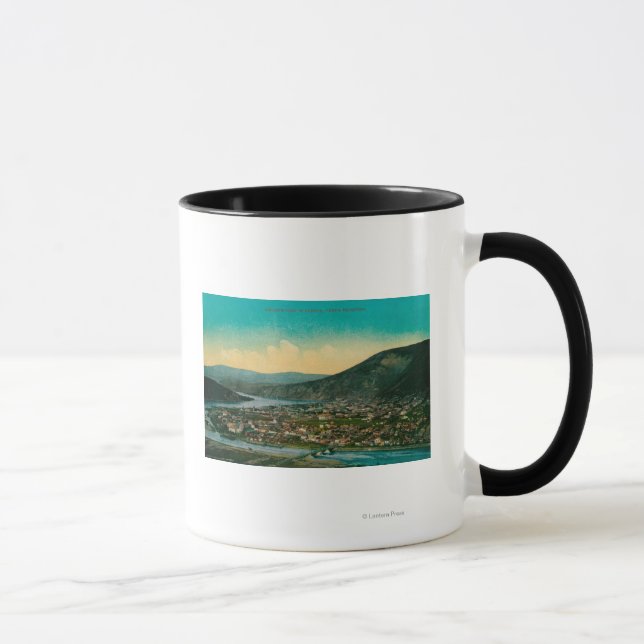 Mug Dawson (Alaska) Territoire du Yukon Vue de la vill (Droite)