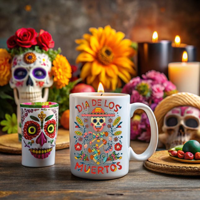 Mug Day of the dead, Mexican holiday (Créateur téléchargé)