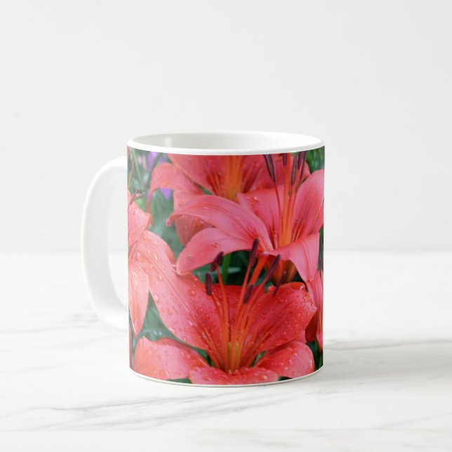 Mug Daylily Cluster Floral (Devant gauche)