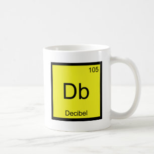 Mug DB - Pièce en t de bruit de symbole d'élément d