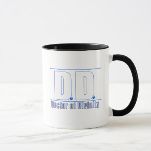 Mug DD Docteur en divinité Acronyme LOGO