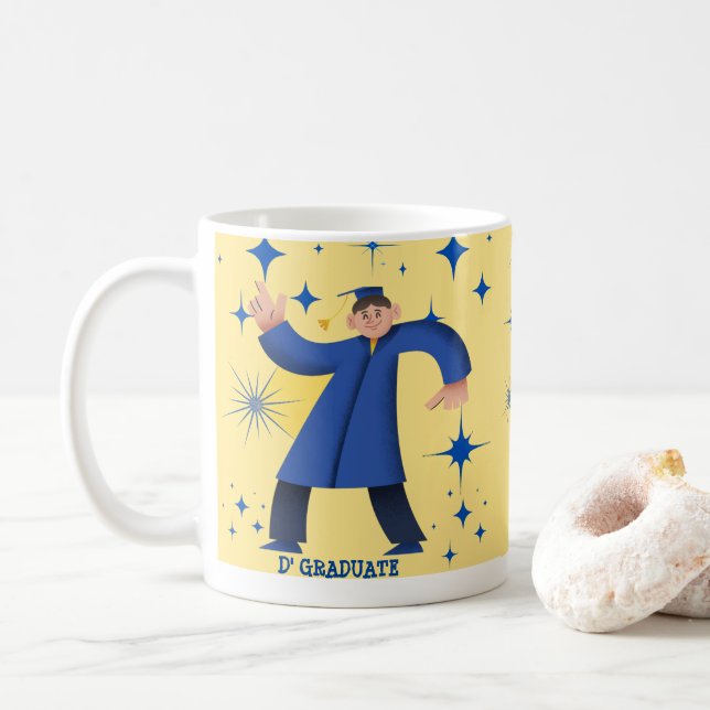 MUG D'DIPLÔME DE CAFÉ (Avec donut)