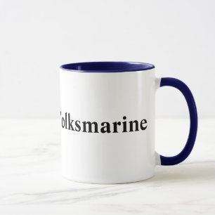 Mug DDR Volksmarine, marine de l'Allemagne de l'Est