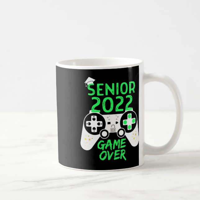 Mug De 2022 Senior Jeu Vidéo Sur Joueur Vert École  (Droite)