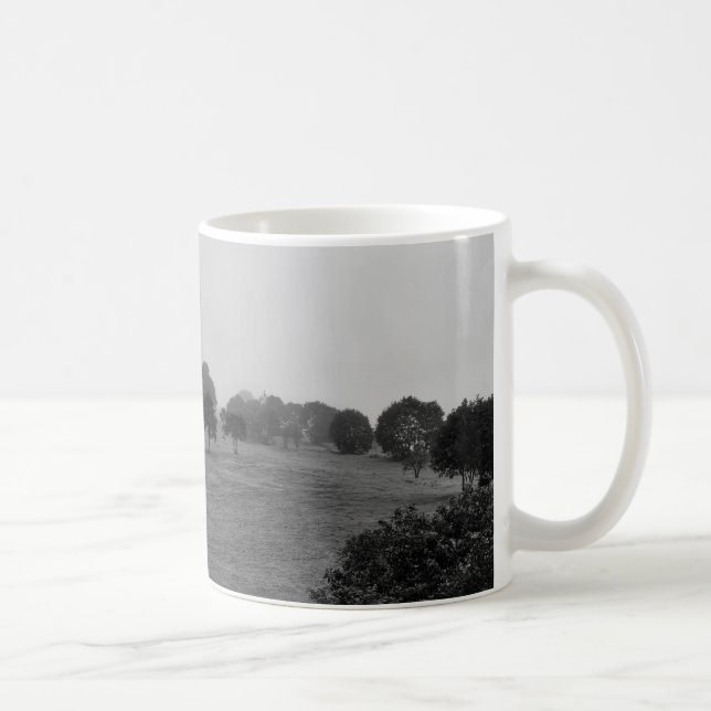 Mug De beaux arbres et la nature dans le brouillard (Droite)