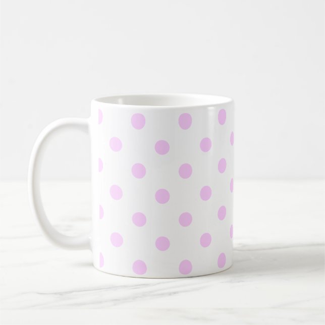 Mug De beaux pois roses (Gauche)