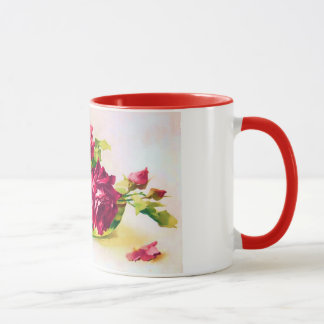 Mug De beaux Roses dans un bol de boeuf