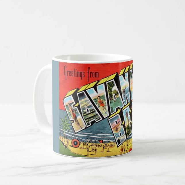 Mug de bienvenue Savannah Beach Géorgie 2 (Devant gauche)