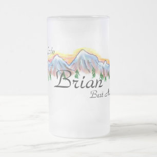 Mug de bière congelé service de mariage personnali
