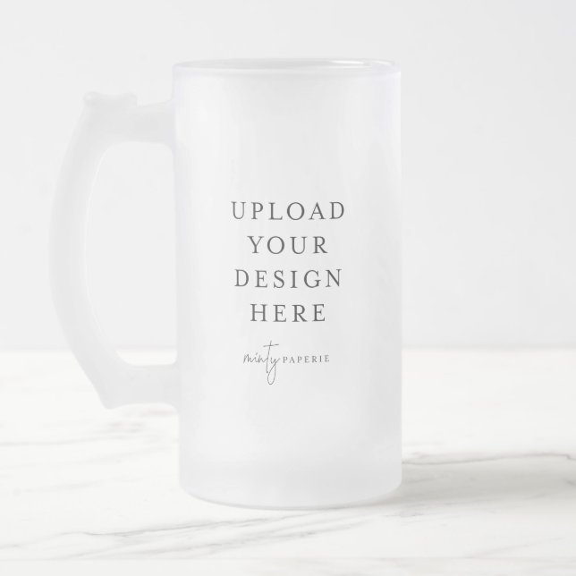 Mug de bière congelée 10oz ou 16oz (Gauche)