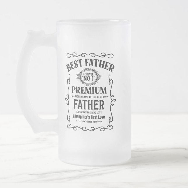 Mug de bière congelée personnalisée (Gauche)