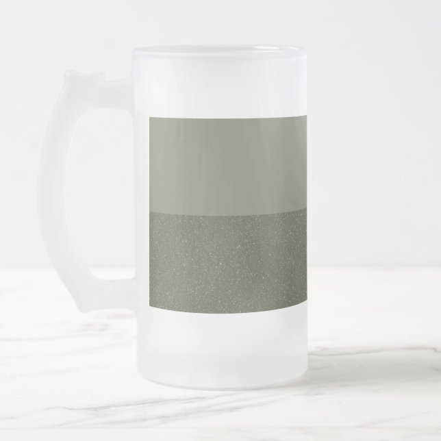 Mug de bière givrée vert mousse à deux tons - Pers (Gauche)