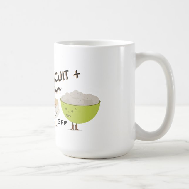 Mug De biscuit et de sauce au jus de meilleurs amis (Droite)