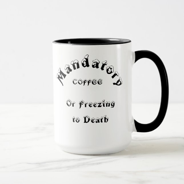 Mug de boisson chaude obligatoire (Droite)
