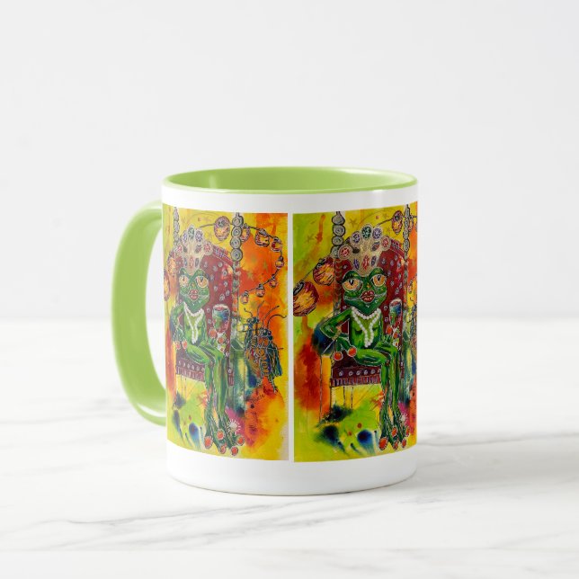 Mug de boisson "Reine de la grenouille" (Devant gauche)