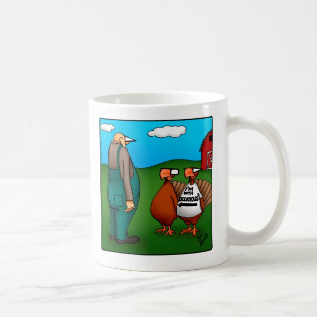 Mug de Bon thanksgiving amusant "délicieux" (Droite)