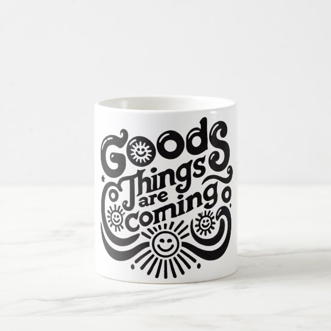 Mug de bonnes choses arrivent (Centre)
