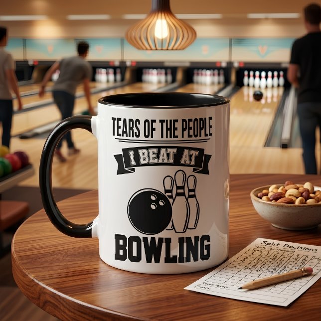Mug de bowling amusant Cadeau de quilleur (Créateur téléchargé)