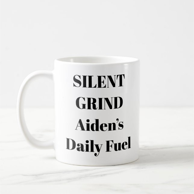 Mug de broyage silencieux - Rappel de broyage pers (Gauche)