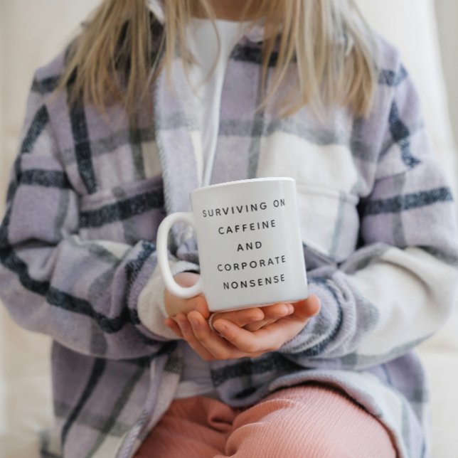 Mug de bureau amusant avec des citations sarcastiq (Créateur téléchargé)