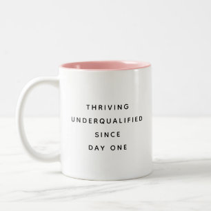 Mug de Bureau Drôle avec des Citations de Travail 