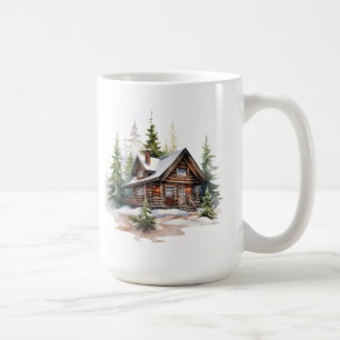 Mug de cabane de Noël