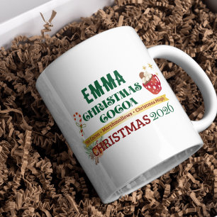 Mug de cacao de Noël personnalisé pour enfants