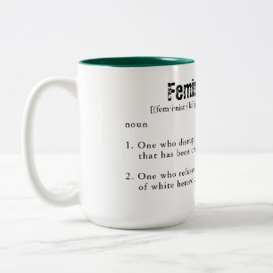 Mug de café à deux tonalités pour la féministe