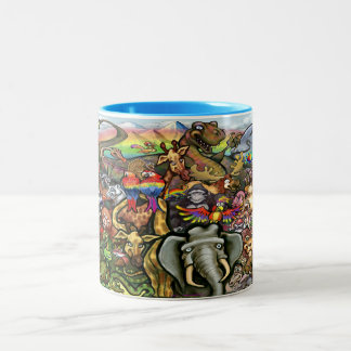Mug de café à deux tons pour animaux