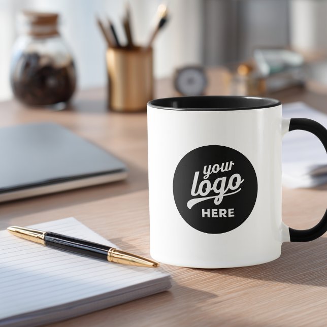Mug de café à logo d'entreprise Marque commerciale (Créateur téléchargé)