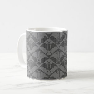 Mug de café à pâte gris foncé
