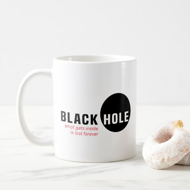Mug de café à trou noir (Avec donut)