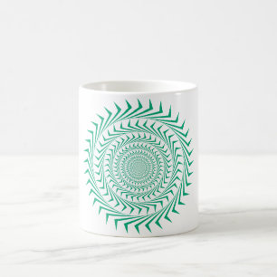 Mug de café Abstrait Sun Vortex