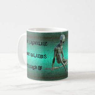 Mug de café Alien gris