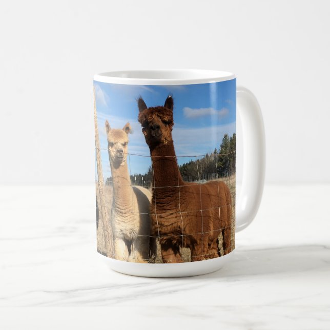 Mug de café - Alpacas Phaethon, orge et Marvin (Devant droit)