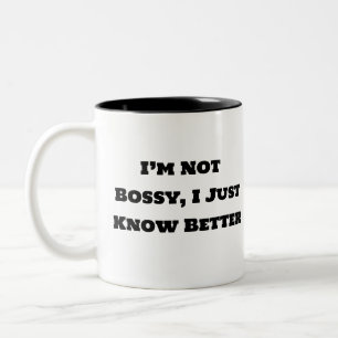 Mug de café amusant - Je ne suis pas un garçon Je 