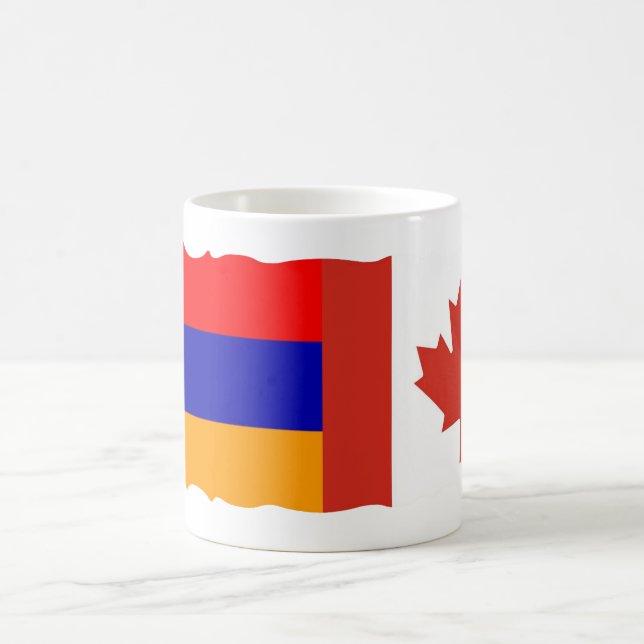 Mug de café arménien et canadien (Centre)