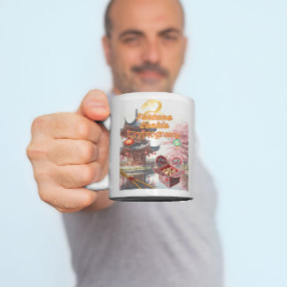 Mug de café au Cryptogramme de biscuits Fortune