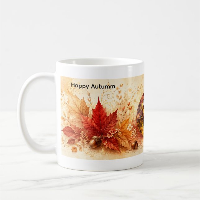 Mug de café automnal cosy (Gauche)