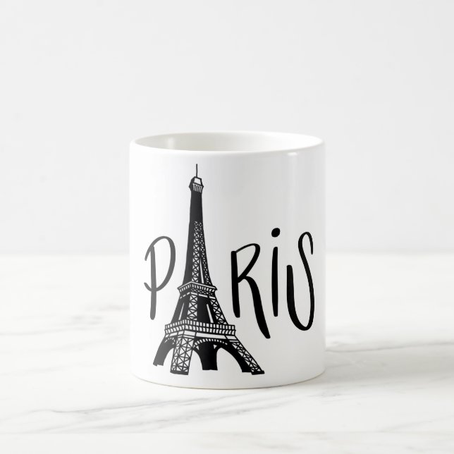 Mug de café avec design de la Tour Eiffel de Paris (Centre)