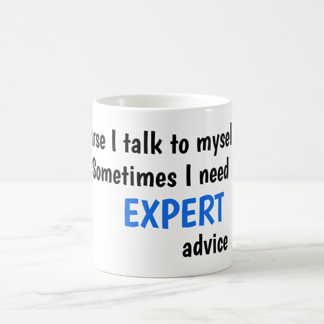 Mug de café avec Drôle Dit (Centre)