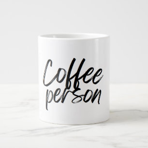 Mug de café avec étiquette