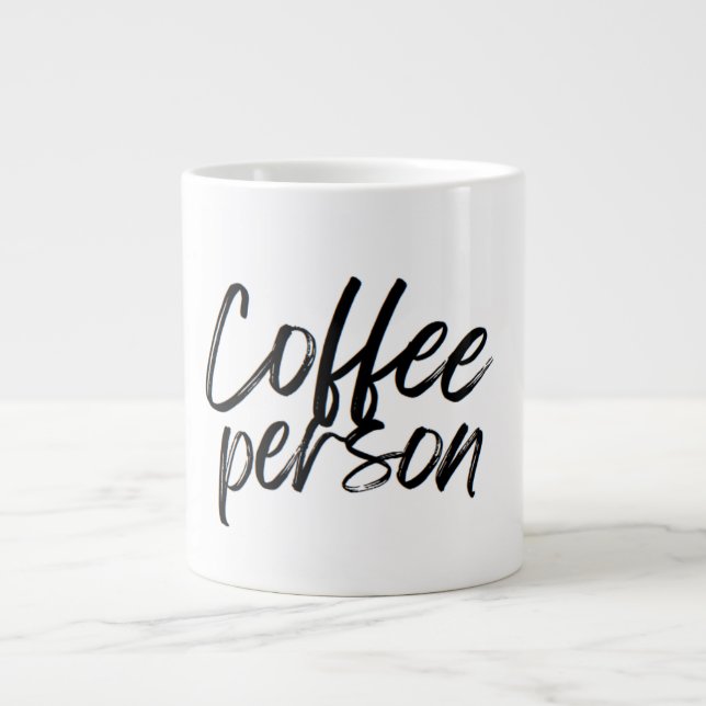 Mug de café avec étiquette (Devant)