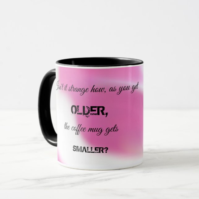 Mug de café avec message amusant (Devant gauche)