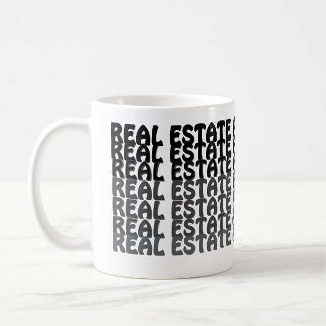 Mug de café Avocat en immobilier (Gauche)