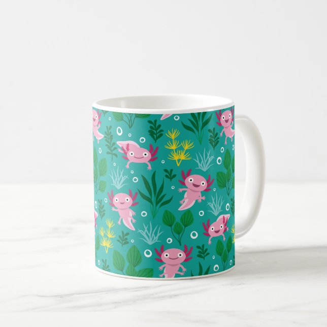 Mug de café Axolotl (Devant droit)
